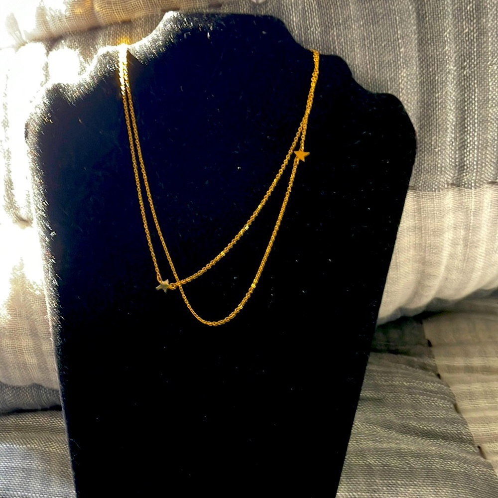 2 for 15 bundle JEWELRY SALE 🎉Jennifer Zeuner double star layering necklace